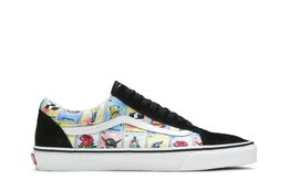 Кроссовки Old Skool Vans, мультиколор vn0a4u3bwn1 | multi-color/true white