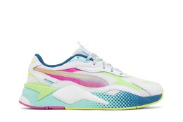 Кроссовки RS-X3 Wave Racer Puma, мультиколор 368643 01 | white/elektro green/white
