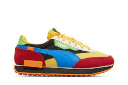 Кроссовки Future Rider Jr Puma, мультиколор 385272 01 | black/vibrant orange/urban red