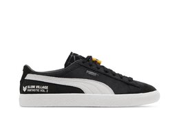 Кроссовки Slum Village x Distinct Life x Suede Puma, черный 394971 01 | black/white/shadow grey/golden rod