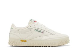 Кроссовки Club C Vibram Reebok, кремовый gv6930 | chalk/vintage chalk/glen green