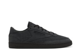 Кроссовки JJJJound x Club C 85 Reebok, черный ig8240 | core black/core black/core black
