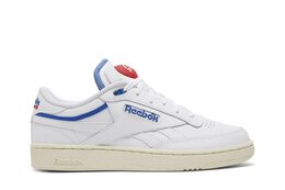 Кроссовки Club C 85 Pump Reebok, белый gw4793 | footwear white/classic white/vector blue