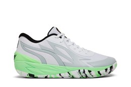 Кроссовки MB.02 Lo Puma, белый 379408 01 | elektro green/white