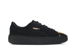 Кроссовки Wmns Suede Platform Puma, черный 362222 02 | gold/puma/black/puma/black