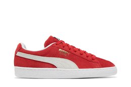 Кроссовки Suede Classic Puma, красный 352634 65 | red / high risk red / white