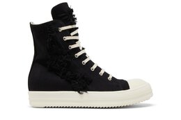 Высокие кроссовки Rick Owens DRKSHDW Strobe Cotton Denim Slashed High, черный du02b4800 slash 911 | black/milk