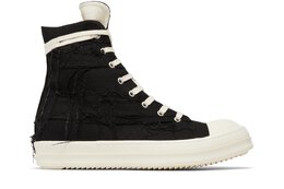 Высокие кроссовки Rick Owens DRKSHDW Luxor Slashed High, черный du02c5807 slash 911 | black/milk