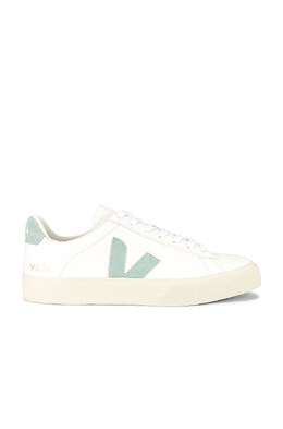 Кроссовки Veja Campo, цвет Extra White & Matcha vfja-mz2 | extra white & matcha