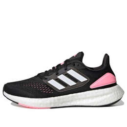 Кроссовки (WMNS) Adidas PureBoost 22 'Black Beam Pink', черный hq1458 | black/pink/white