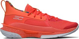 Кроссовки Under Armour Sour Patch Kids x Curry 7 Peach Plasma, красный 3021258 603 | red
