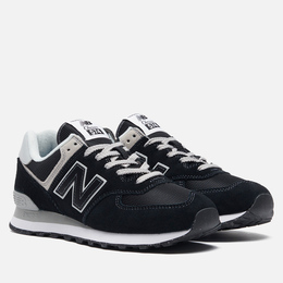 Кроссовки New Balance ML574EVB, цвет чёрный, размер 40 EU ml574evb-3794344