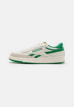 Низкие кеды CLUB C REVENGE VINTAGE UNISEX Reebok, мел/белый/зеленый re015o0m6-a13 | chalk/white/green
