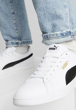 Кроссовки Puma SMASH 3.0 UNISEX, цвет white- black- gold pu115o0l2-a18 | white- black- gold