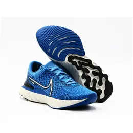 Кроссовки Nike React Infinity Run Flyknit 3, полнота D, размер 11.5US, голубой, синий 101962655042