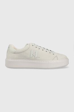 MAXI KUP кожаные кроссовки Karl Lagerfeld, серый ppyx-obm13j_90x | grigio