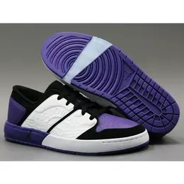 Кроссовки Nike Air Jordan Nu Retro 1 Low, полнота D, размер 11 US, черный, фиолетовый 102616152084