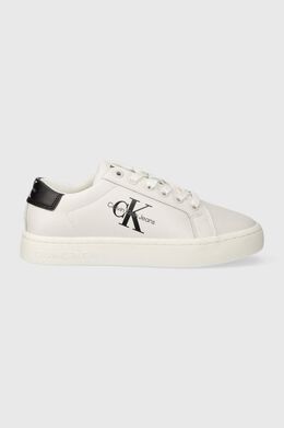 Кроссовки CLASSIC CUPSOLE LACEUP LTH WN Calvin Klein Jeans, белый 9byx-obd39j_00x | bianco