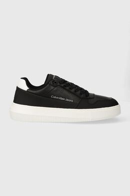 Кроссовки CHUNKY CUPSOLE LOW LTH IN SAT Calvin Klein Jeans, черный ppyh-obm0jp_99x | czarny
