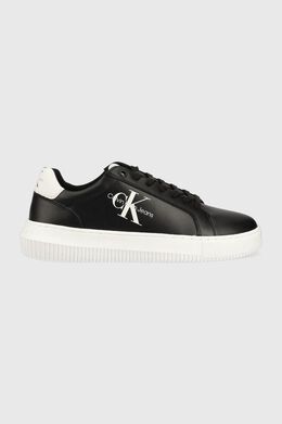 Кожаные кроссовки YM0YM00681 CHUNKY CUPSOLE MONOLOGUE Calvin Klein Jeans, черный ppyx-obm018_99x | nero
