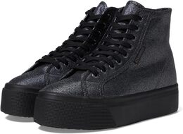 Кроссовки Superga 2708 hi top lame, черный 9953727 | black