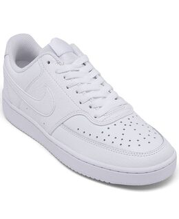 Женские повседневные низкие кроссовки Court Vision от Finish Line Nike, белый 10462592 | white