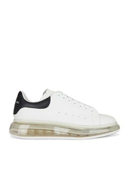 Кроссовки оверсайз Alexander McQueen, белый/черный amcq-mz137 | white & black