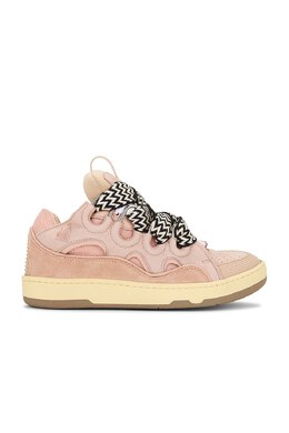 Бордюрные кроссовки Lanvin, розовый lanv-mz145 | pale pink