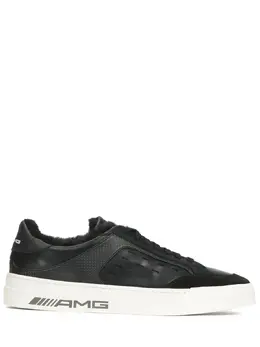 Santoni Кеды кожаные на меху 2044770