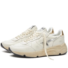 Кроссовки Golden Goose Running Dad Leather, бежевый gwf00215-f004737-10358 | white, silver & gold