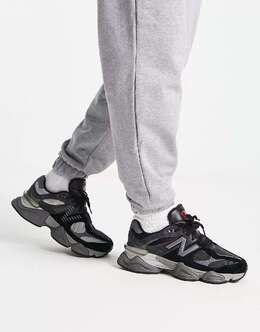 Кроссовки New Balance 9060 черного и темно-серого цветов 121833989 | black/grey
