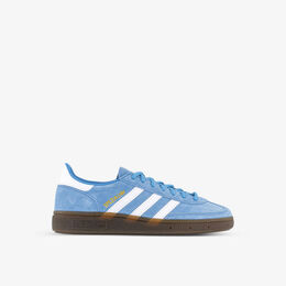 Замшевые кроссовки Handball Spezial с низким берцем Adidas, белый r04174486 | blue white gum