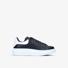 Кожаные кроссовки Show со средней посадкой Alexander McQueen, черный r03964286 | blk/white