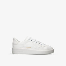 Кроссовки Pure Star из искусственной кожи с вышивкой звездами Golden Goose, белый r04159509 | white