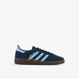Замшевые кроссовки Handball Spezial с низким берцем Adidas, темно-синий r04174485 | navy sky gum