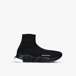 Мужские трикотажные кроссовки без шнуровки Speed со средней посадкой Balenciaga, черный r00096031 | black/comb