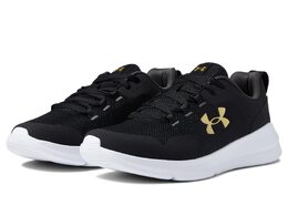 Кроссовки Under Armour, Essential 9838229 | black/white/metallic gold