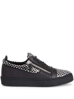 Giuseppe Zanotti Frankie check-pattern sneakers 20103619