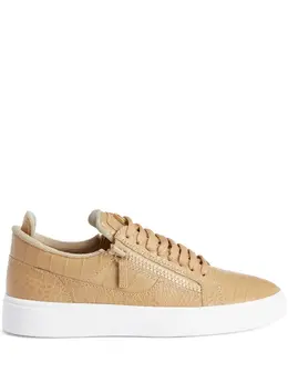 Giuseppe Zanotti crocodile-effect leather sneakers 20103687