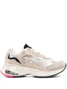 Premiata Sharky logo-embossed leather sneakers 20968230