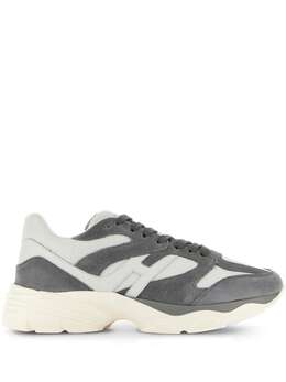 Hogan panelled suede sneakers 21031606