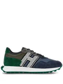 Hogan H601 panelled suede sneakers 21031611