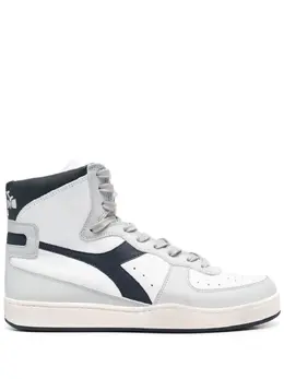Diadora Mi Basket Used leather sneakers 21247653