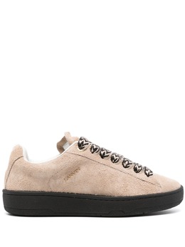 Lanvin Curb low-top suede sneakers 21763968