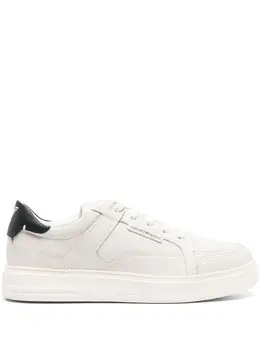 Emporio Armani lace-up leather sneakers 22705361