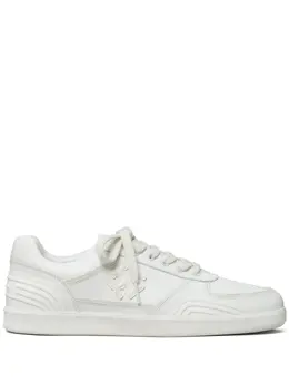 Tory Burch Clover logo-patch sneakers 22018174