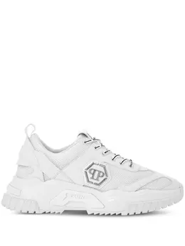Philipp Plein Predator logo-plaque sneakers 21464476