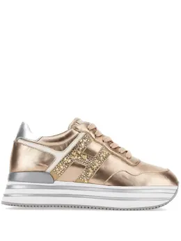 Hogan Midi metallic platform sneakers 22877125