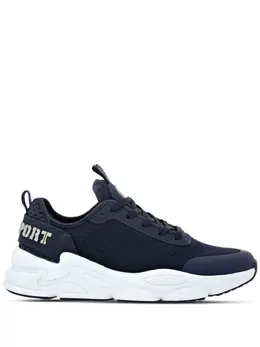 Plein Sport logo-lettering mesh sneakers 22137015