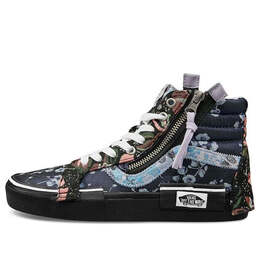 Кроссовки Vans SK8-HI Reissue CAP 'Florals', черный vn0a3wm1xhq | black